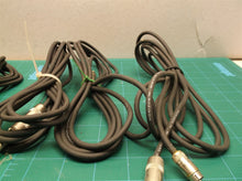 assorted lot of male rca to 1/4 mono 8ft cable 8