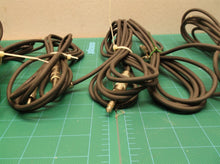 assorted lot of male rca to 1/4 mono 8ft cable 8