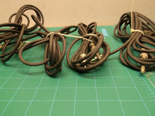 assorted lot of male rca to 1/4 mono 8ft cable 8