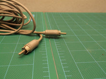 lot of 2 male rca to male rca cables 6ft grey