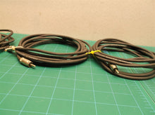 lot of 3 6ft rca male to male cables black