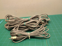 lot of 7 8ft stereo 1/4 inch to 2 channel male rca