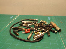 assorted lot of audio adapters