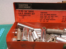 misc lot of sockets with red case
