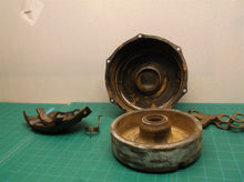 02-10 SUZUKI OZARK 250 REAR BACK BRAKE DRUM ASSEMBLY and misc parts