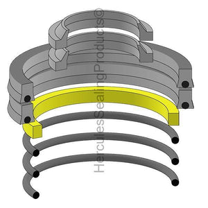 1811820 Hydraulic Cylinder Seal Kit Fits Clark Lift Truck