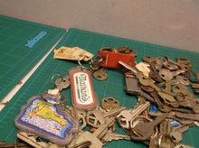 misc lot of household keys and variety for crafts