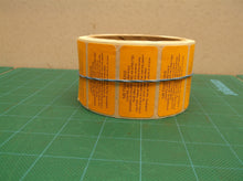 methadone control sticker roll half