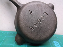 Vintage LODGE #7 Cast Iron Skillet Ashtray Mini Frying Pan