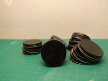 lot of 25 Black Metal Lid with Plastisol Liner 3 5/8 x 3 5/8