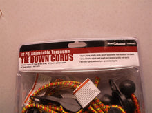 HAUL-MASTER Adjustable Tarpaulin Tie Down Cords – 12 Pc. – Item 47474 / 62972