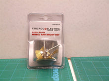 5 piece brass wheel and brush set Chicago Electric Power Tools 792363661140