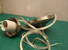 Portfolio Brushed Nickel Finish Mini Pendant Fitter Light # 0809656 *no nut, har