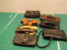 lot of 7 leather camera pouches