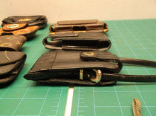 lot of 7 leather camera pouches