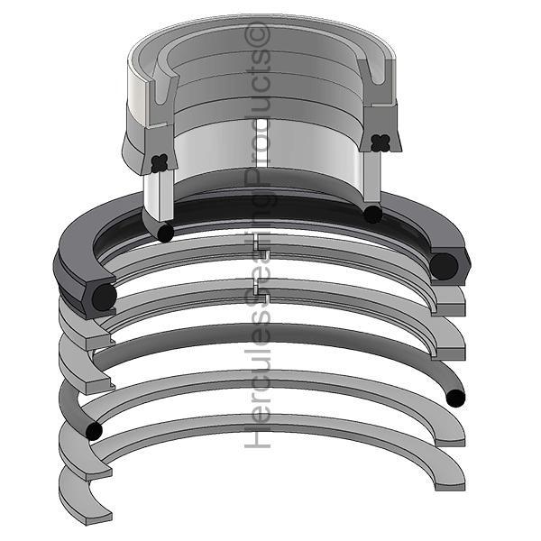 2900095 Hydraulic Cylinder Seal Kit Fit JLG Cranes And Man Lifts (1-1/4 X 2-1/2)
