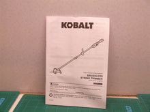 manual for Kobalt 24 Volt -12in String trimmer