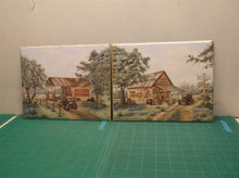 lot of 2 old coutryside coca cola signs