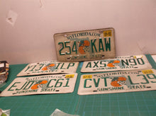 Lot of 5 vintage FL license plates