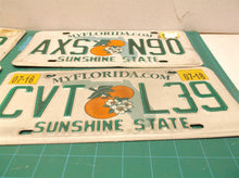 Lot of 5 vintage FL license plates