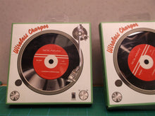 lot of 3 CHARGER Wireless Turntable Record Player Style and Look For Smart Phone