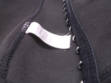 Size large black corset