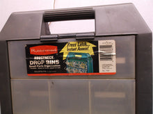roughneck drop bin small parts organizer
