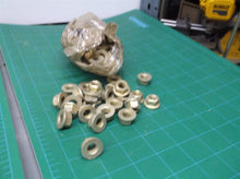 105 3/8-16 top lock flange nuts grade g yellow zinc