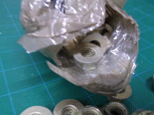 105 3/8-16 top lock flange nuts grade g yellow zinc