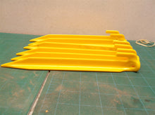 (6 )Coghlan's Rugged ABS Plastic Tent Pegs - 9", Yellow