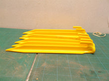 (6 )Coghlan's Rugged ABS Plastic Tent Pegs - 9", Yellow