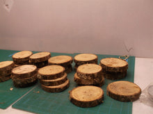 26 3.5" wood circles fo crafts & wood working