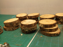 26 3.5" wood circles fo crafts & wood working