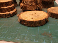 26 3.5" wood circles fo crafts & wood working