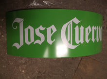Jose Cuervo green curved metal advertising 23.5 x 6 x 9.75