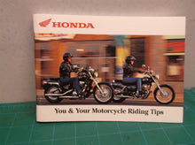 HONDA You & Your Motorcycle Riding Tips Pamphlet G0045