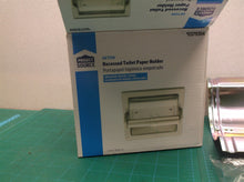 Project Source Seton Brushed Nickel Pvd Recessed Spring-loaded Toilet Paper Hold