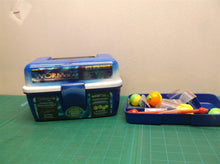 worm gear tackle box with some tackle