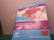 Vibrant Life Soft-Sided 32" x 19.5" x 19.5" Dog Kennel Pop-Up Mesh Travel-Friend