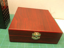 OGGI New 2 Piece Wine Set Corkscrew, Foil Cutter, in Mahogany Box