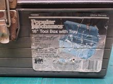popular mechanics 16" toolbox with tray