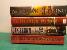 Lot of 4 books Angles & Demons The Lost Symbol - Hardcover By Brown, Dan The Da