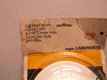 lighting Fixture canopy with 7/16 center hole cross bar nuts & bolts