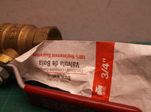 3/4" MUELLER 107-404HC LEAD FREE BRONZE BALL VALVE-THREADED-FULL PORT-HANDLE