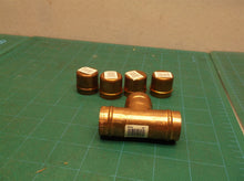 WATTS Tee Copper 3/4" & 4 3/4" copper caps