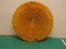 7" round amber lens with 4 screw holes