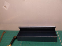 12" x 4.5" blue tool storage box metal