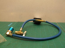 freon install tool with long hose & inline gage