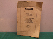 Hubbell HBL5222 Non-Metallic Vertical Duplex Receptacle Single Gang Cover