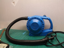 120 volt ac electric balloon inflator blue
